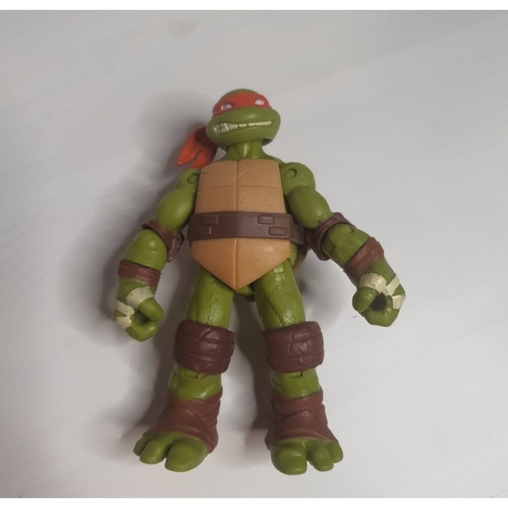 TMNT Action Figure Michelangelo 4' Teenage Mutant Ninja Turtle Toy Boys Mask